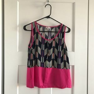 Color blocked tank top - pixley - stitch fix brand